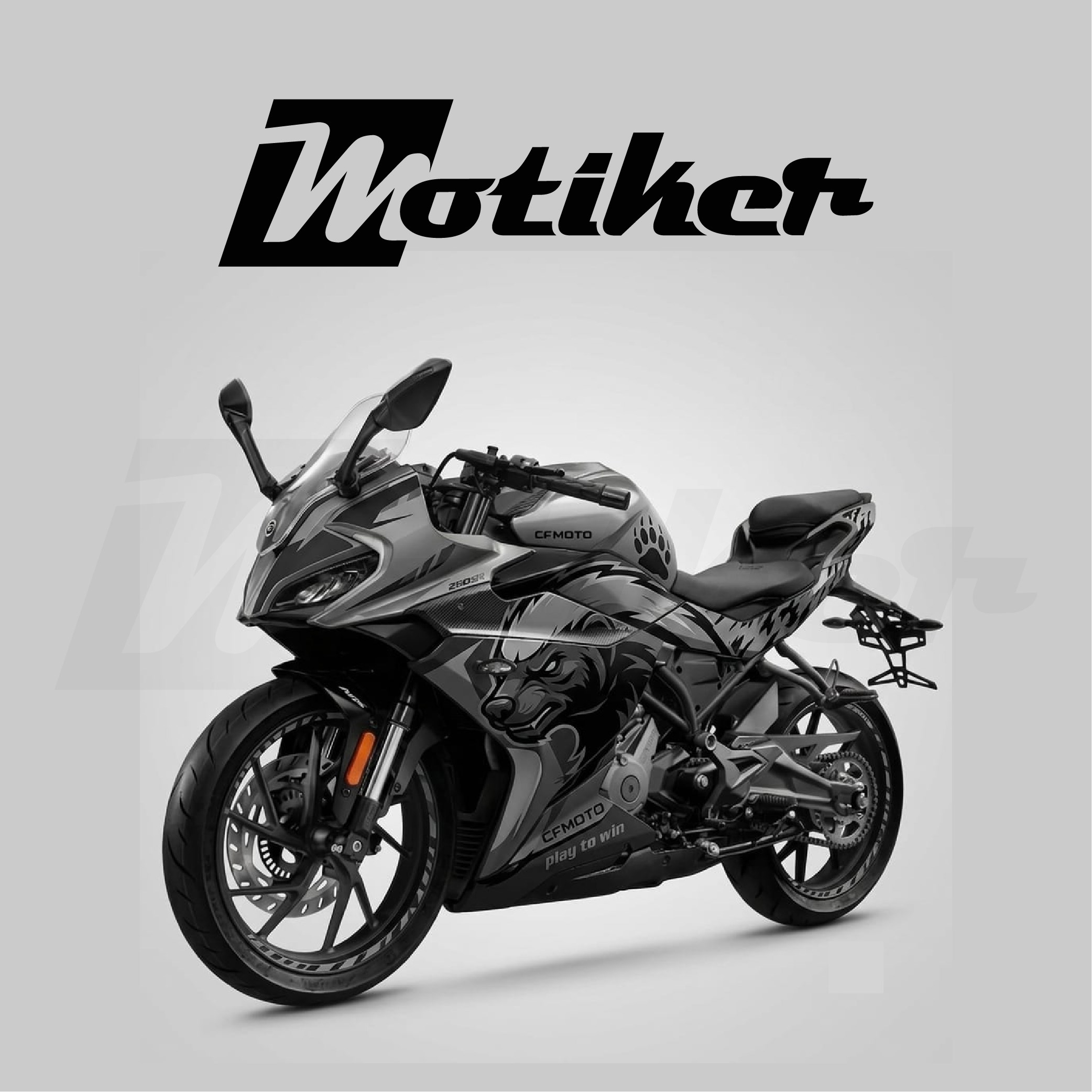 CFMOTO 250SR Bal Porsuğu Tasarımı Sticker Etiket Modeli