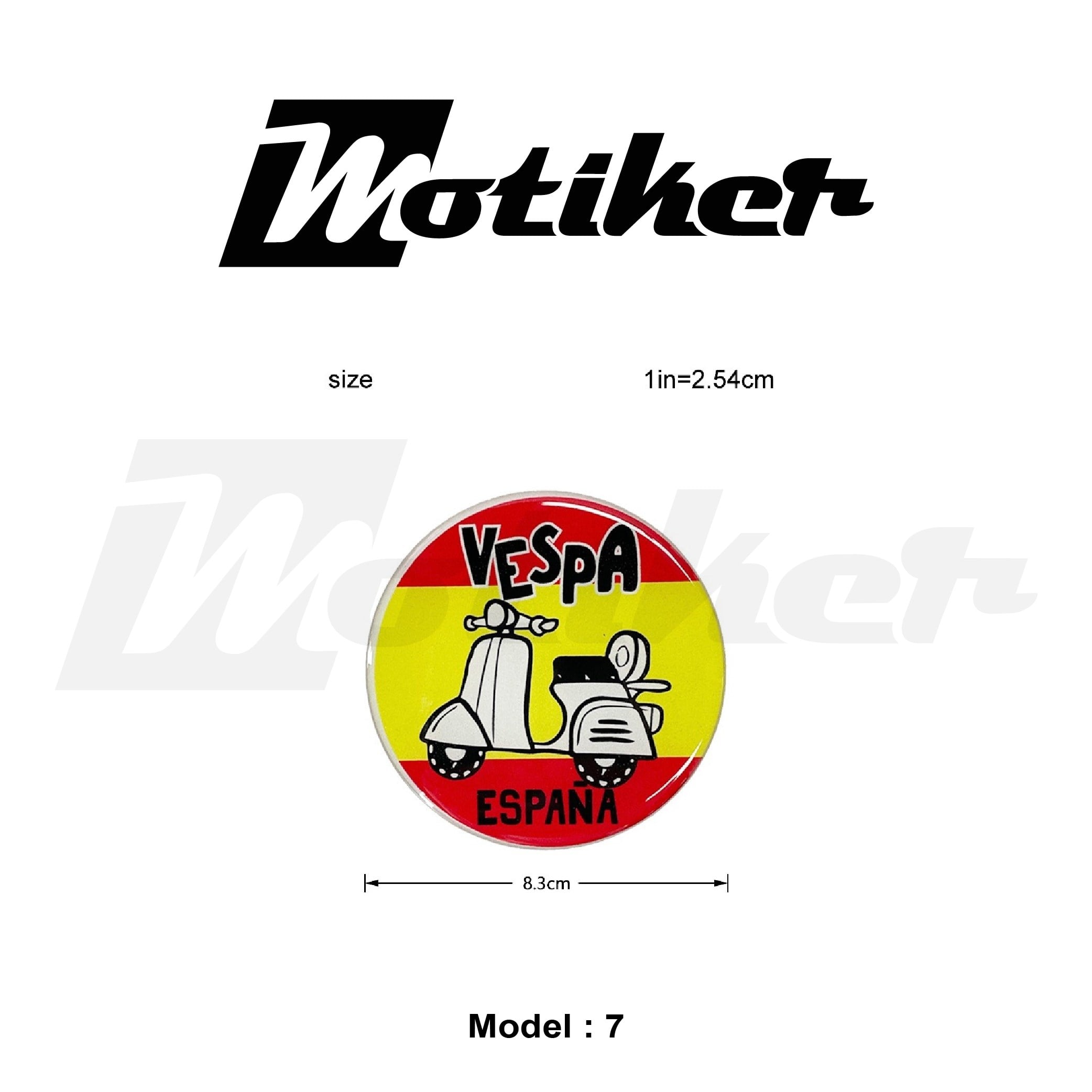 Piaggio Vesapa Damla Sticker Tasarım Model 7