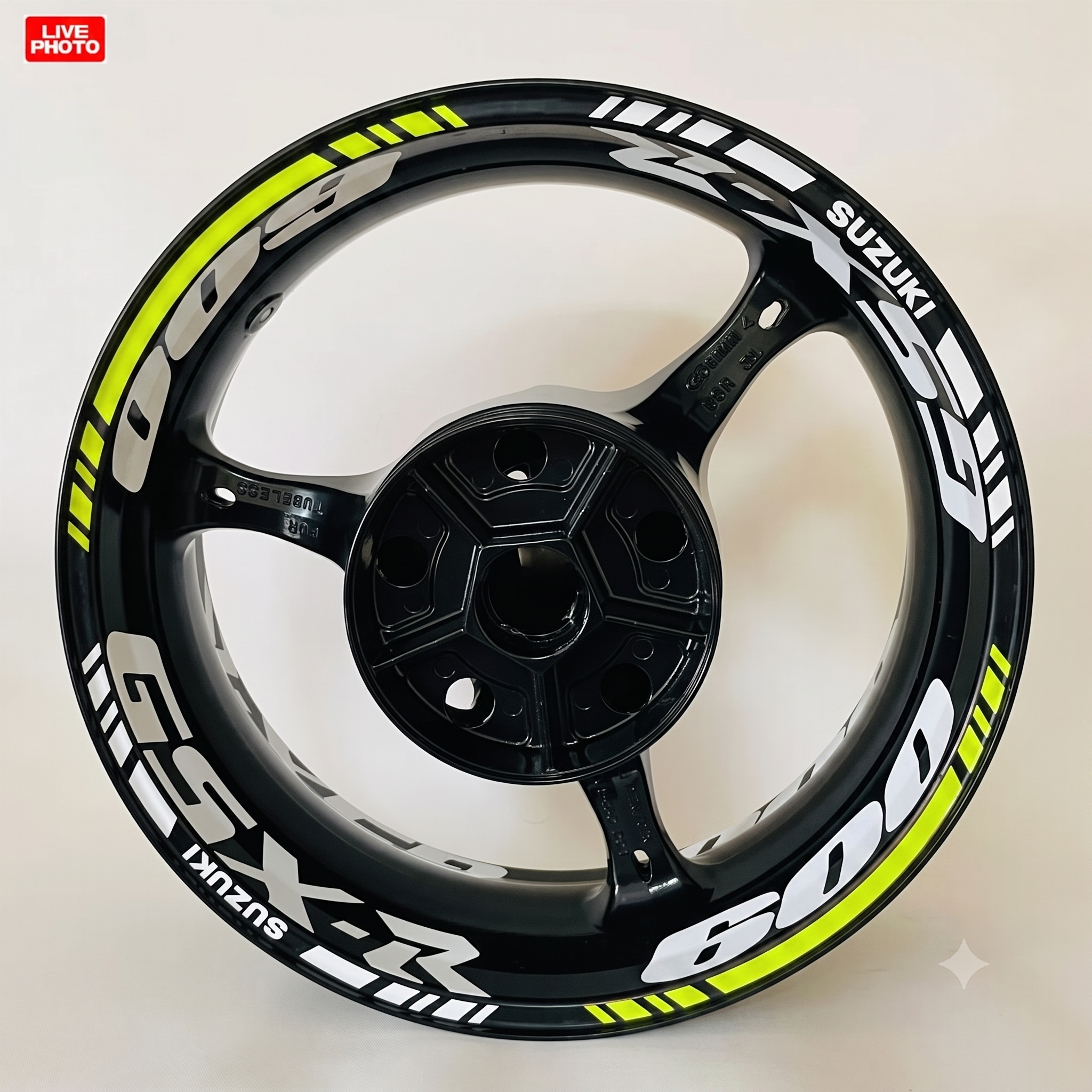 Suzuki GSX-R 600 Jant Sticker Etiket Modeli