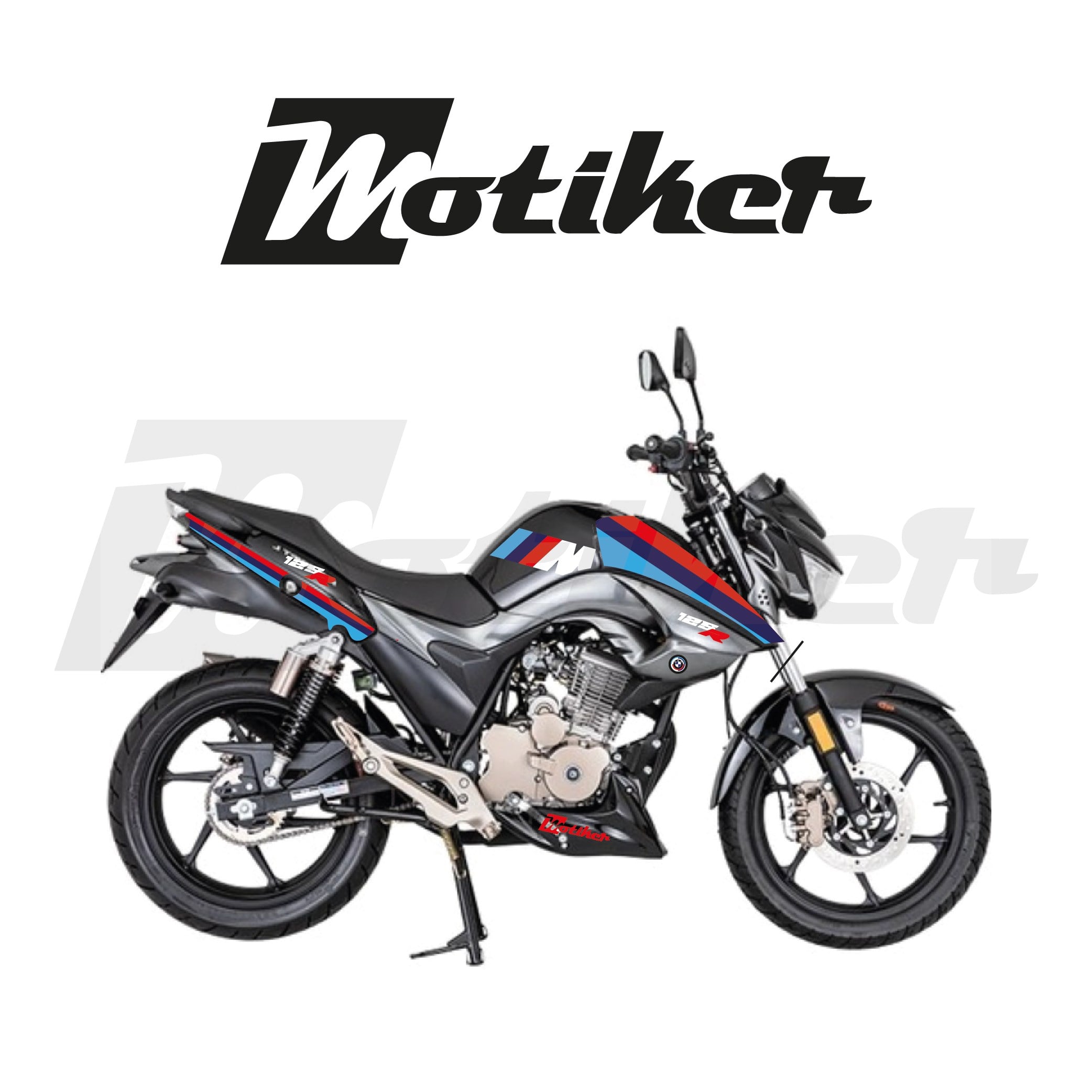 Mondial Drift L M Performance Tasarımı Parçalı Kaplama Sticker Etiket Modeli