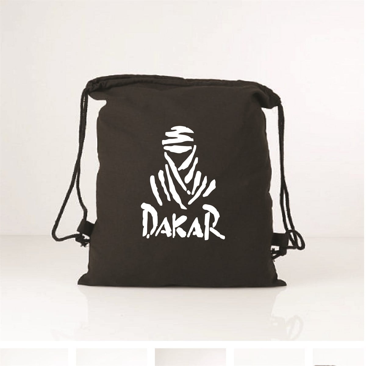 Dakar Logo Ve Yazı Baskılı Bez Çanta