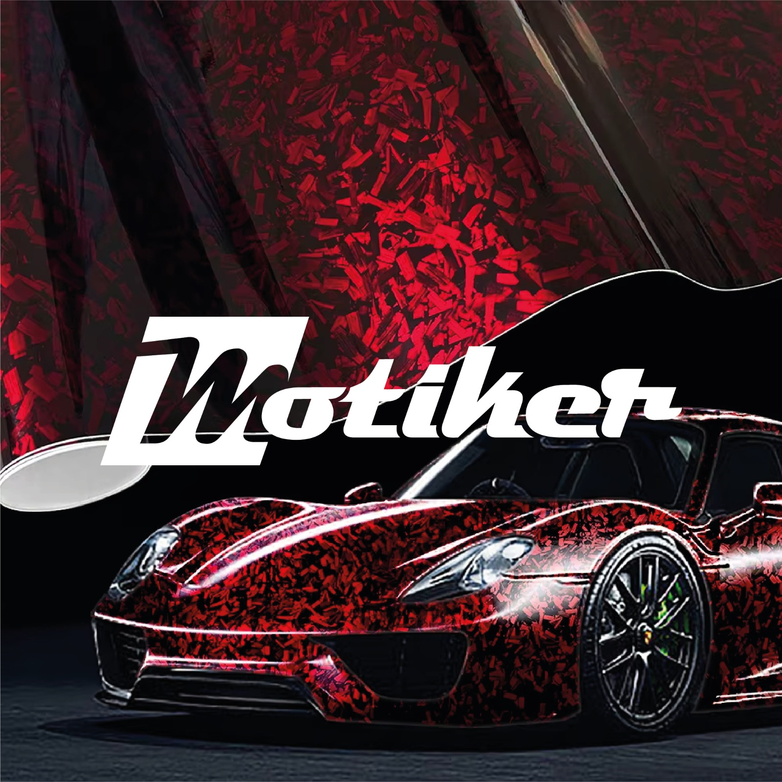 Forget Karbon Kırmızı Araç Kaplama Cast Folyo