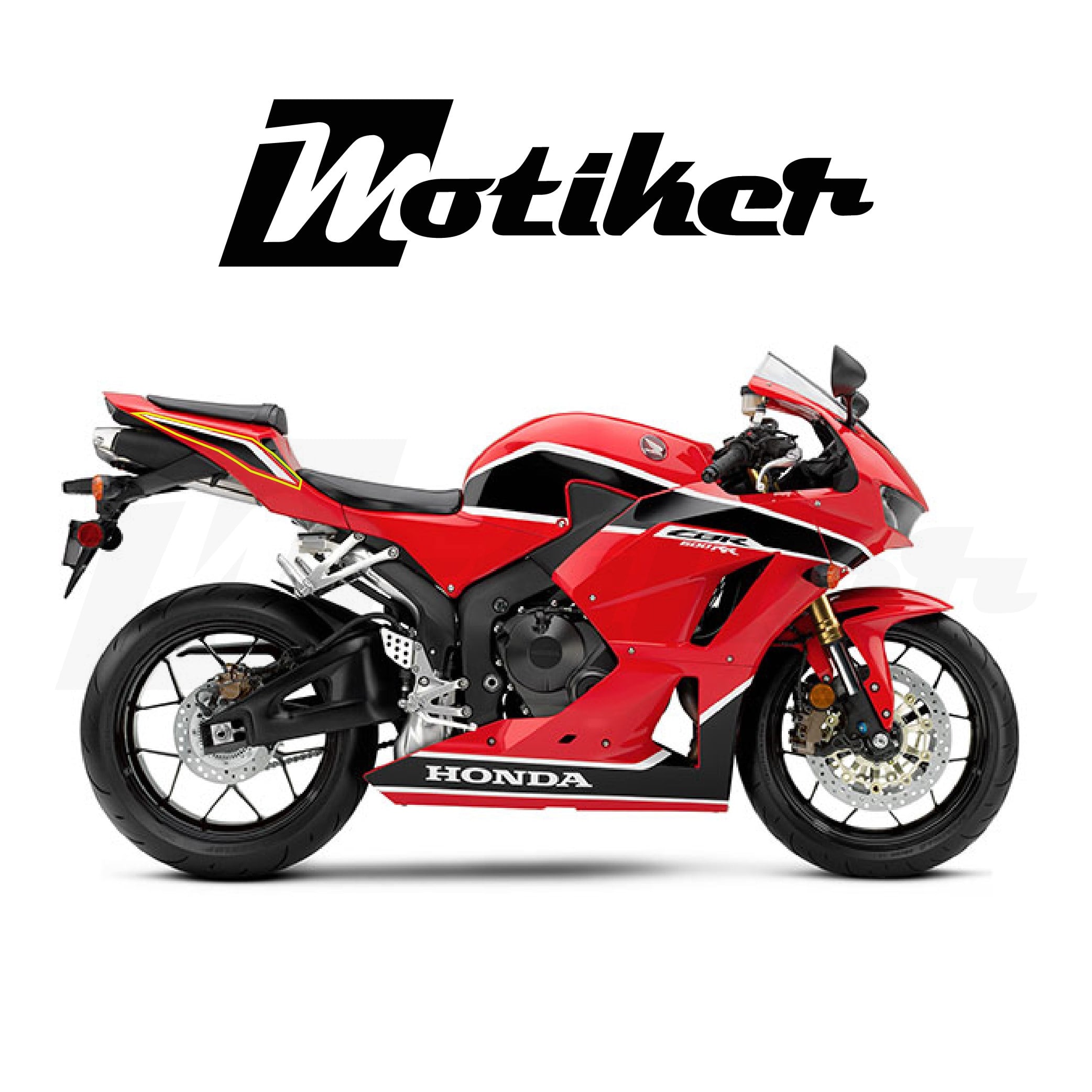 Honda CBR600RR Arka Kuyruk Sağ Sol Orjinal Tasarım Sticker Etiket Modeli