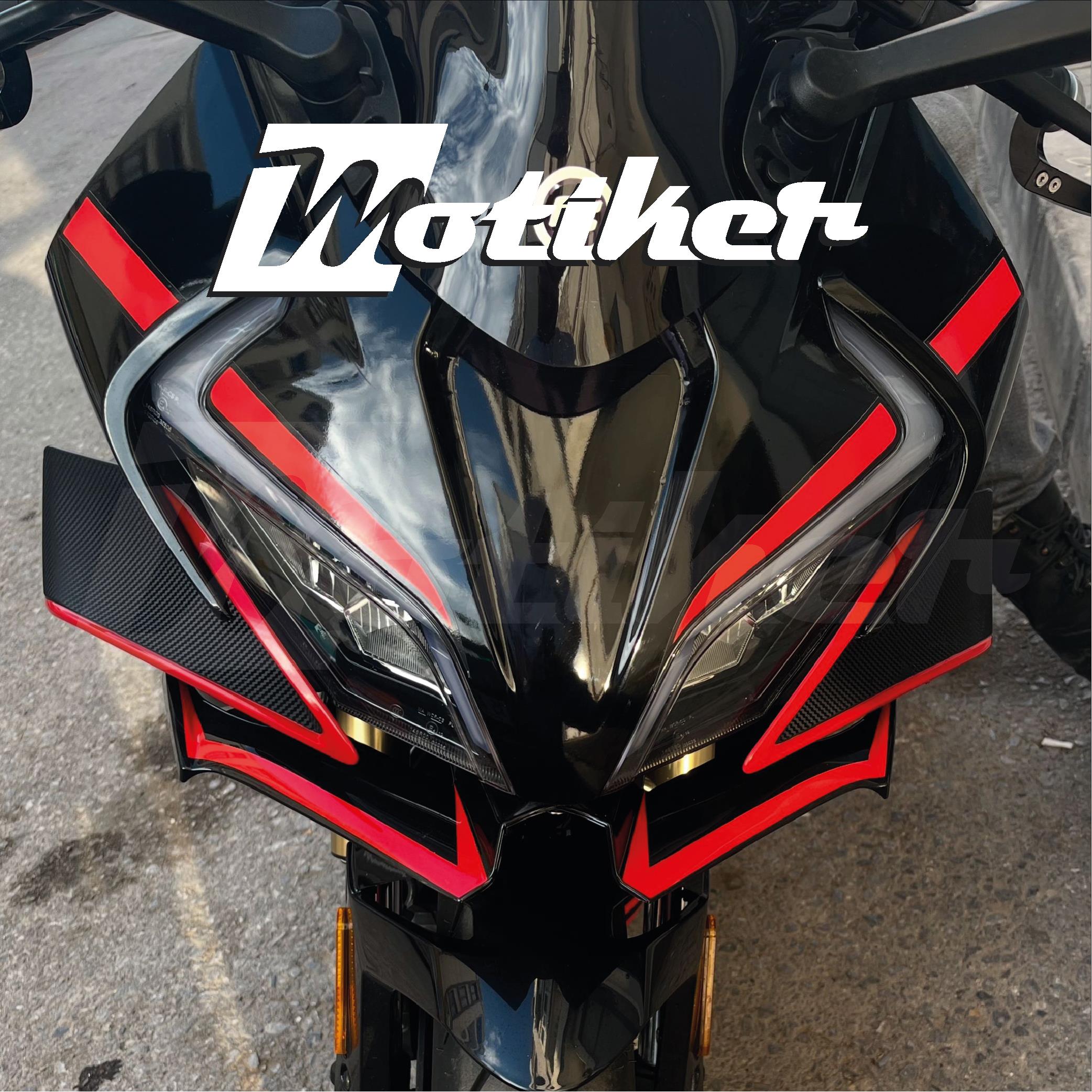 CFMOTO 450SR Ön Kafa Kırmızı Sticker Etiket Modeli