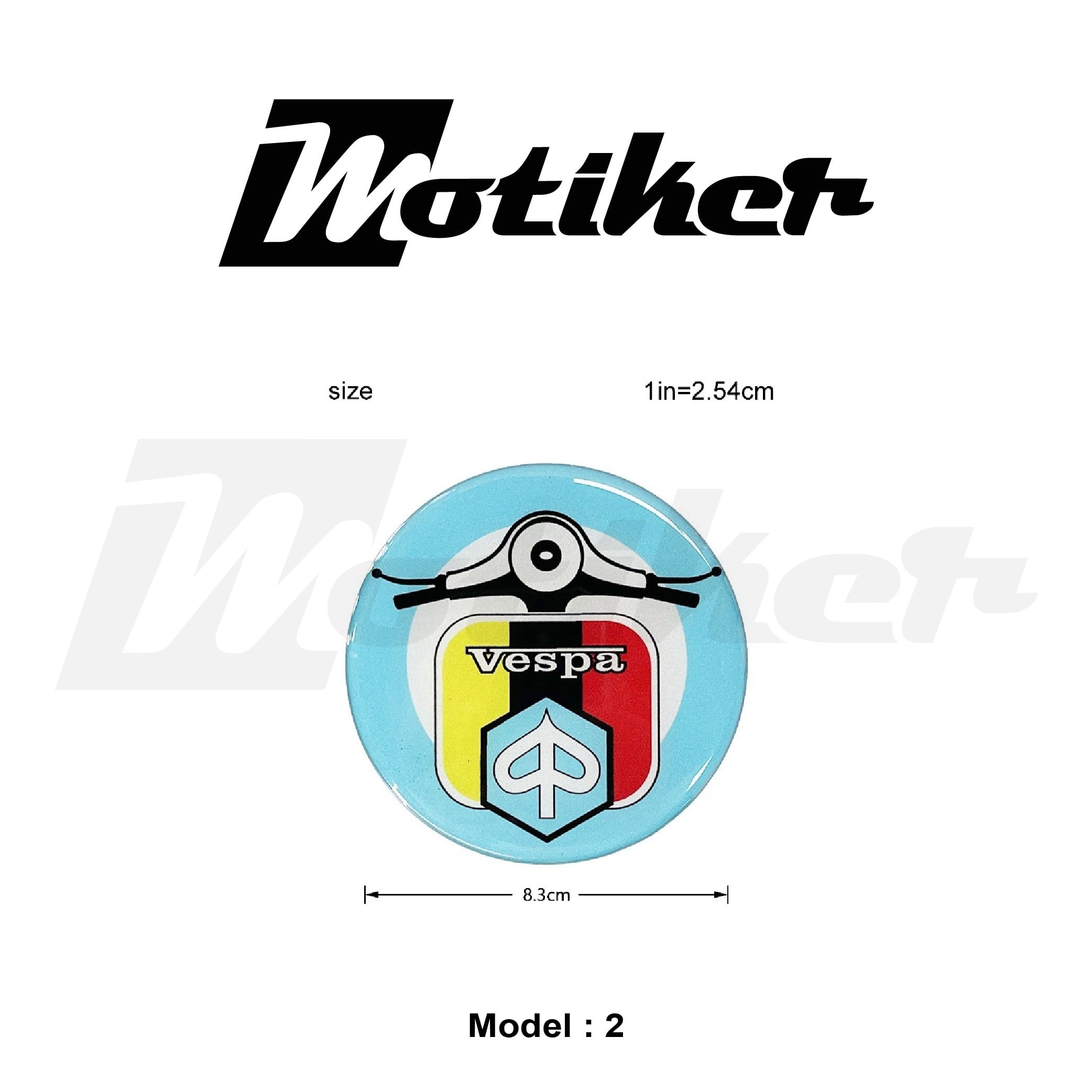 Piaggio Vesapa Damla Sticker Tasarım Model 2