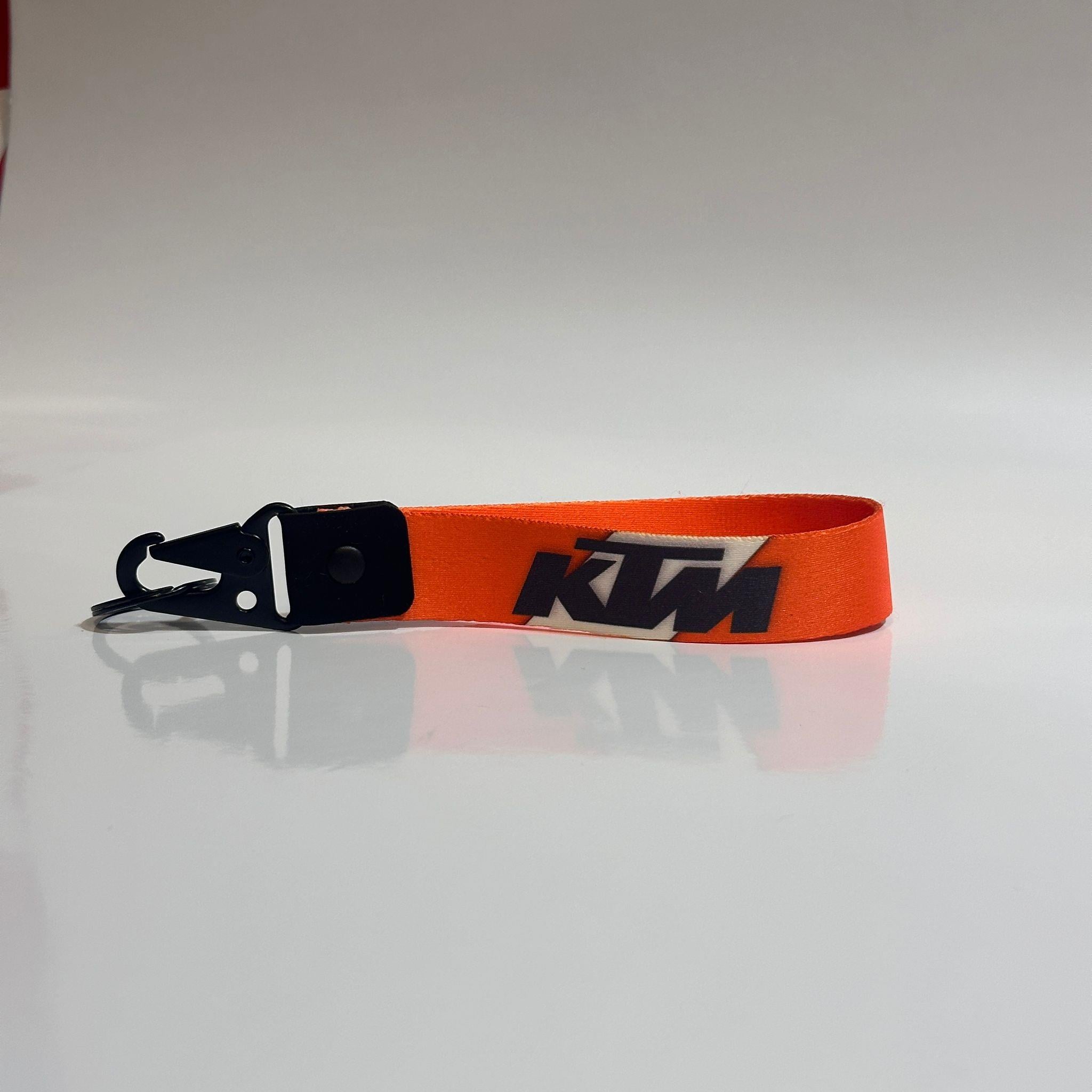 KTM Turuncu Beyaz Tasarım Otomobil Anahtarlık Modeli