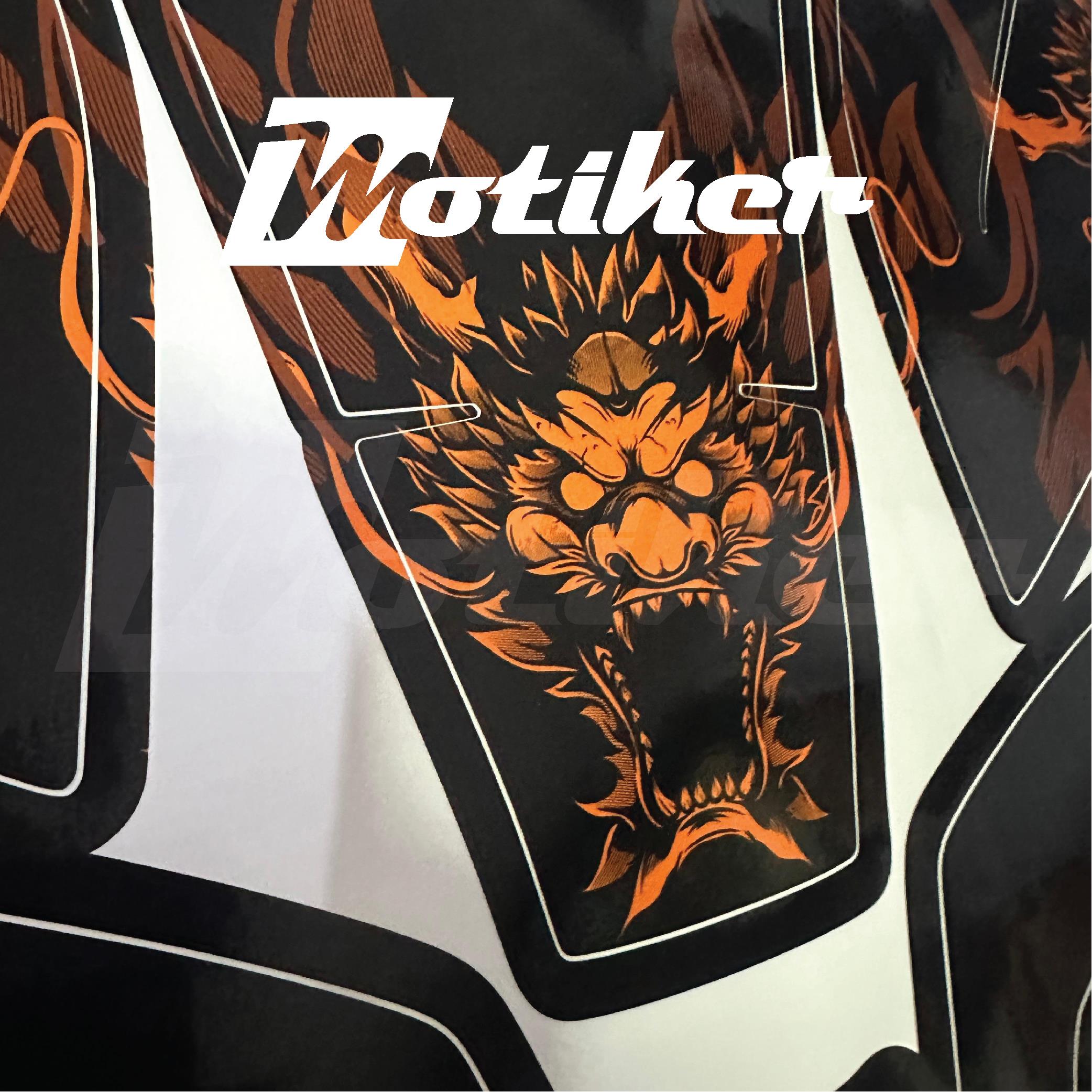 CFMOTO 250SR Dragon Armor (Ejder Zırhı) Tasarım Sticker Etiket Modeli