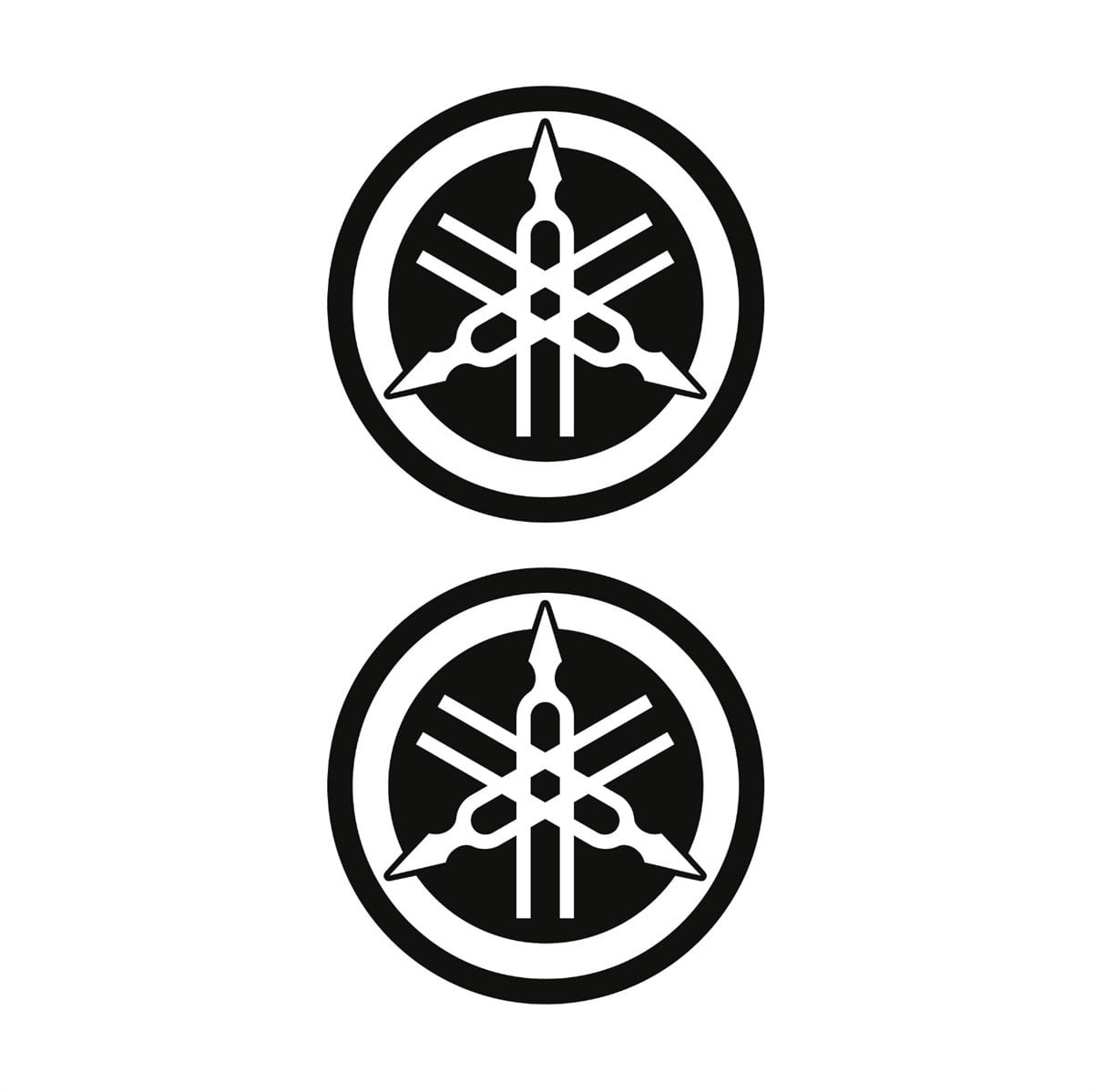 Yamaha Beyaz Koruma Takozu Damla Sticker Modeli