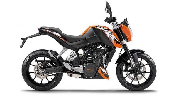 KTM Duke 200 Orjinal Tasarım Ön Grenaj ve Arka Kuyruk Sticker Modeli Beyaz