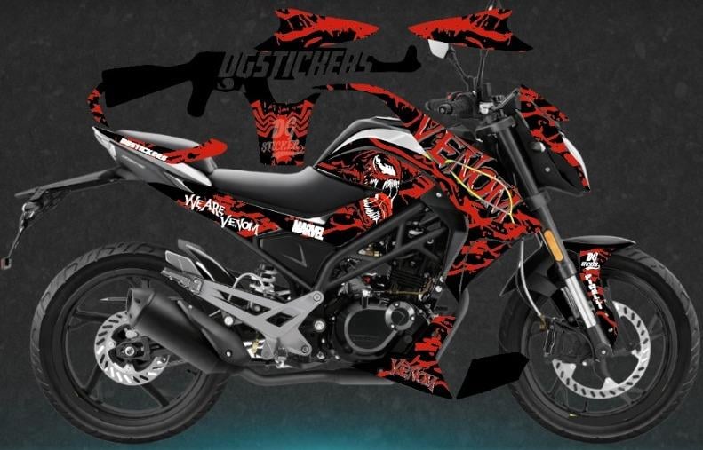 CFMOTO NK150 Venom Tasarım Sticker Etiket Modeli