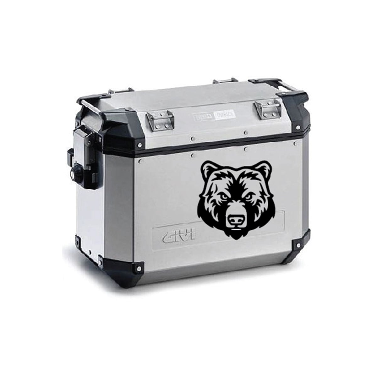 Givi Çanta Ayı Desenli Sticker Etiket Modeli - 4