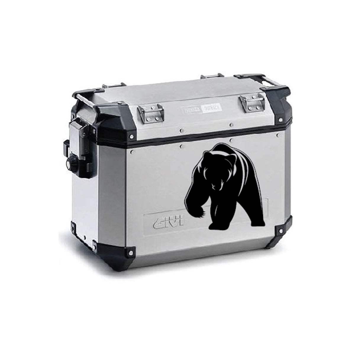 Givi Çanta Ayı Desenli Sticker Etiket Modeli - 3