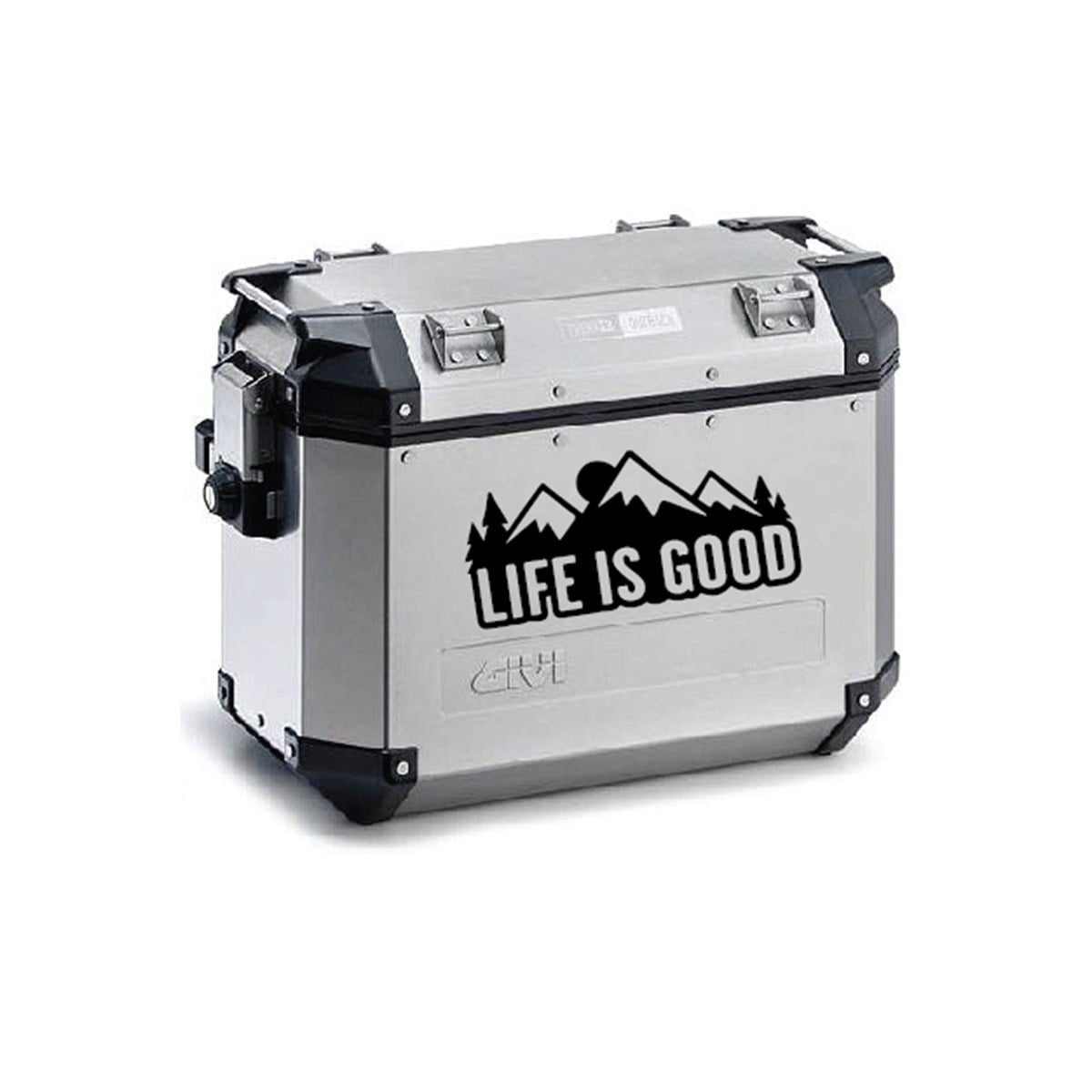 Givi Çanta Life Is Good Desenli Sticker Etiket Modeli 