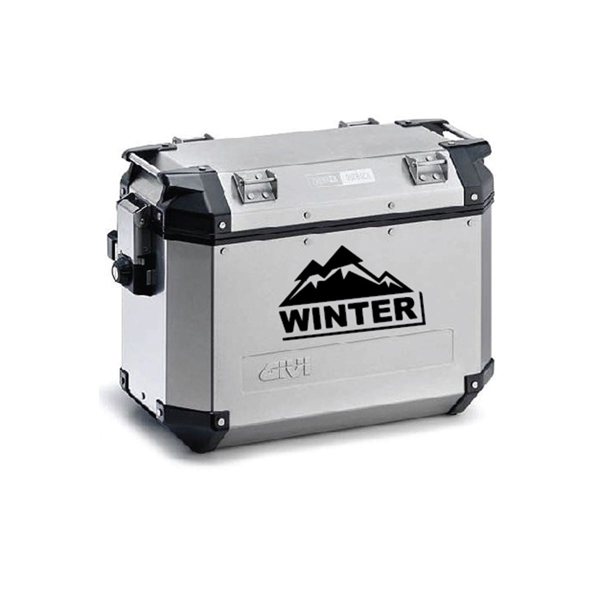 Givi Çanta Winter Desenli Sticker Etiket Modeli 
