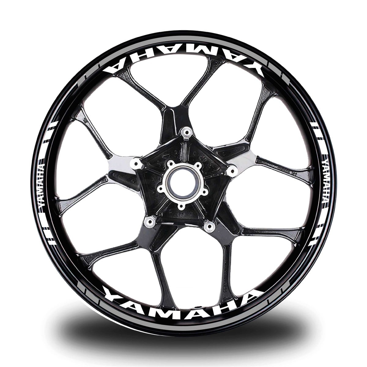 Gri Yamaha Takım Jant Sticker Etiket