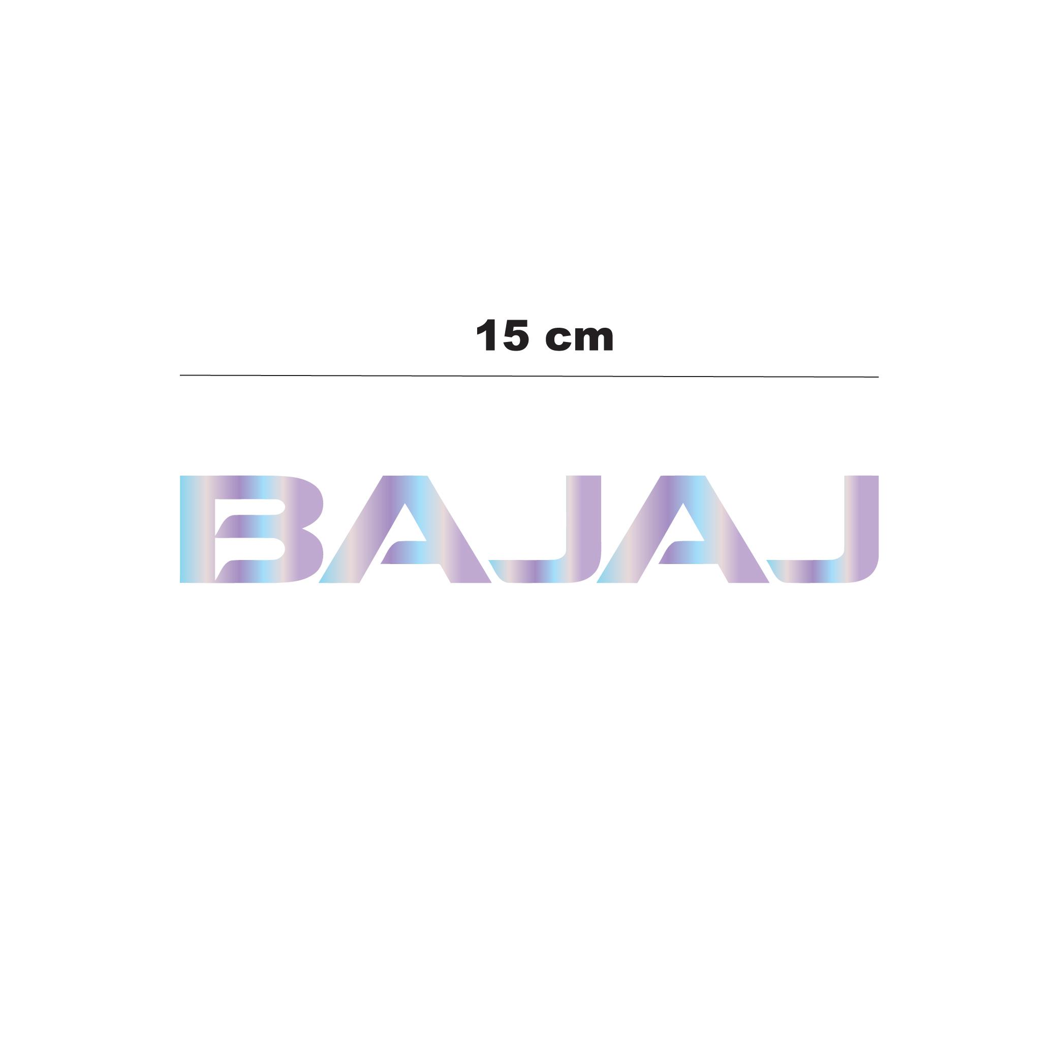 BAJAJHologram 15cm Bajaj Sticker Etiket Modeli