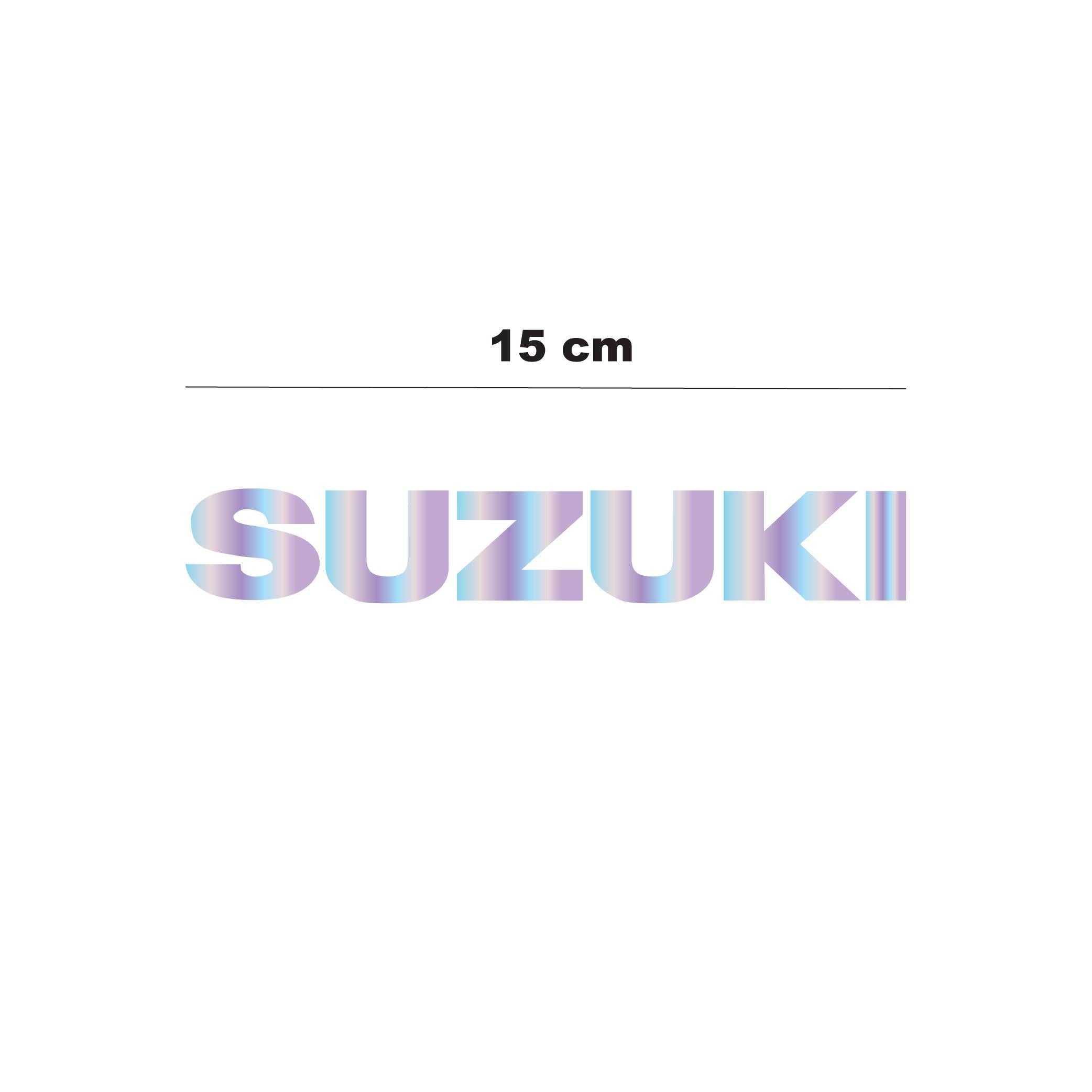 SuzukiHologram 15cm Suzuki Sticker Etiket Modeli