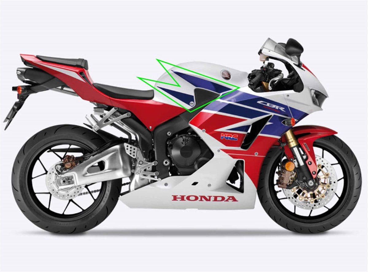 HONDA 600 RR Sol Depo Grenaj Sticker Etiket Modeli