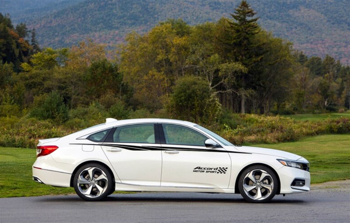 Honda Accord Sedan Yan Kapı Şerit Sticker Etiket Modeli