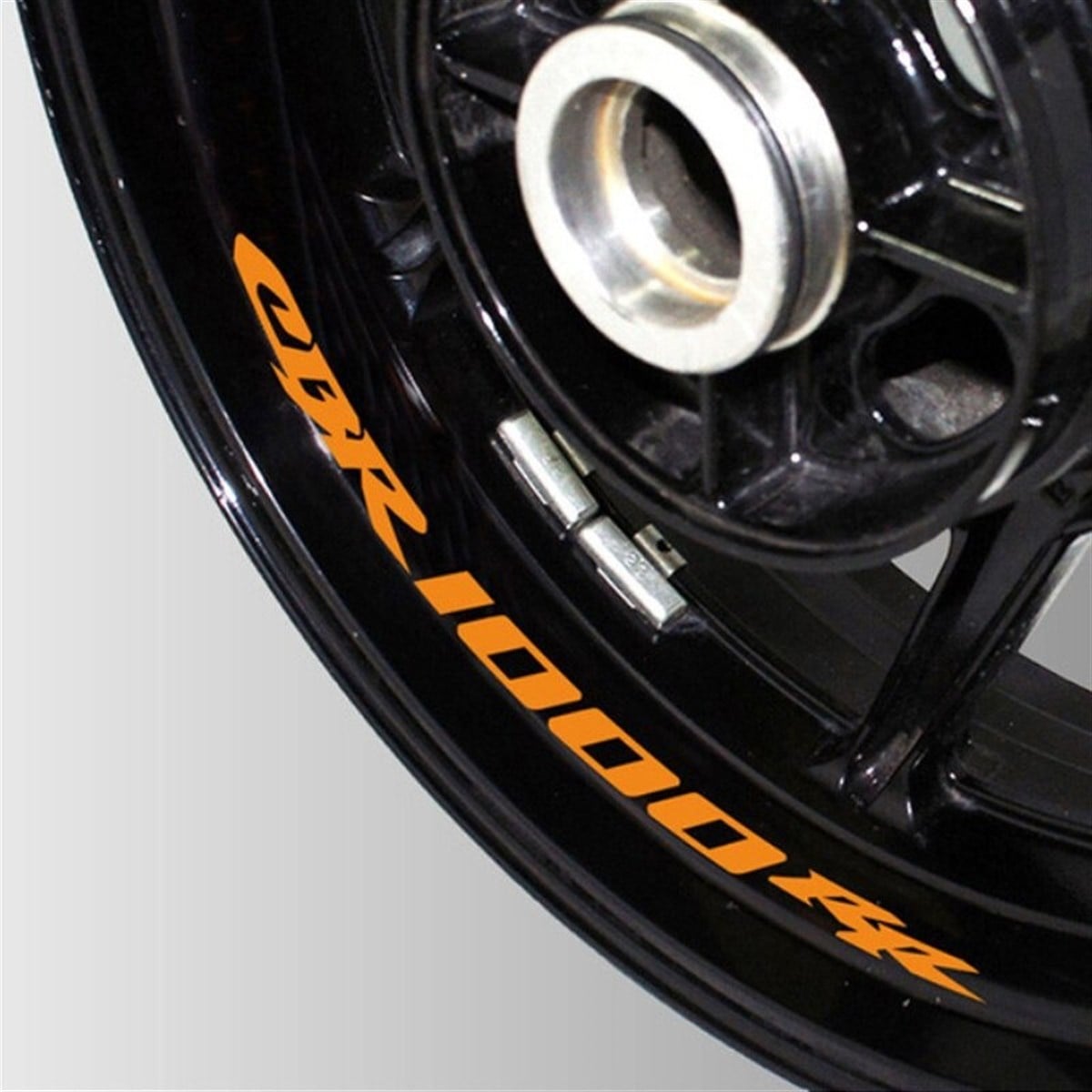 Honda CBR 1000RR Yazılı Turuncu Jant İçi Yazılı Sticker Etiket Modeli