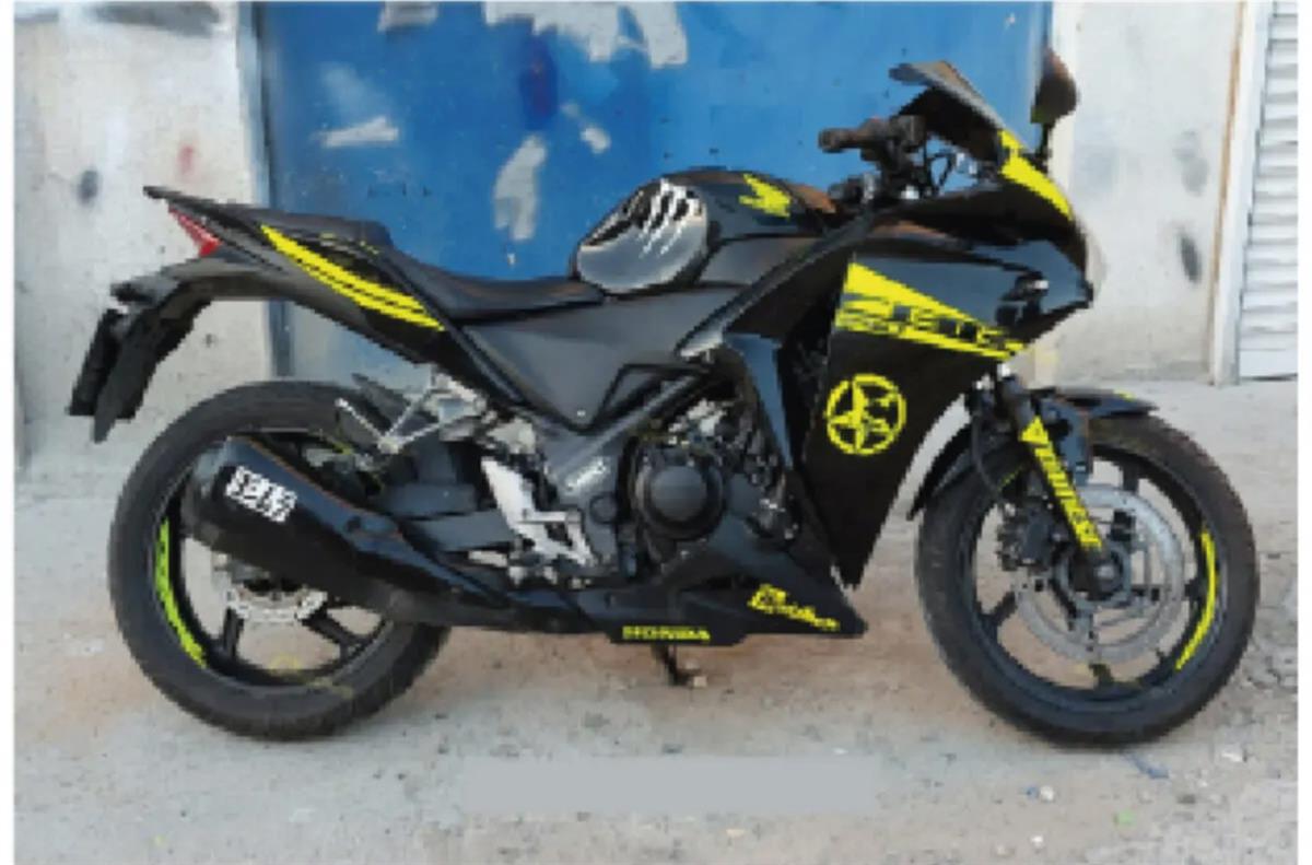 Honda Cbr 250 Tek Far Eski Kasa Stıcker Etiket Modeli HONDA ESKİ KASA STICKER