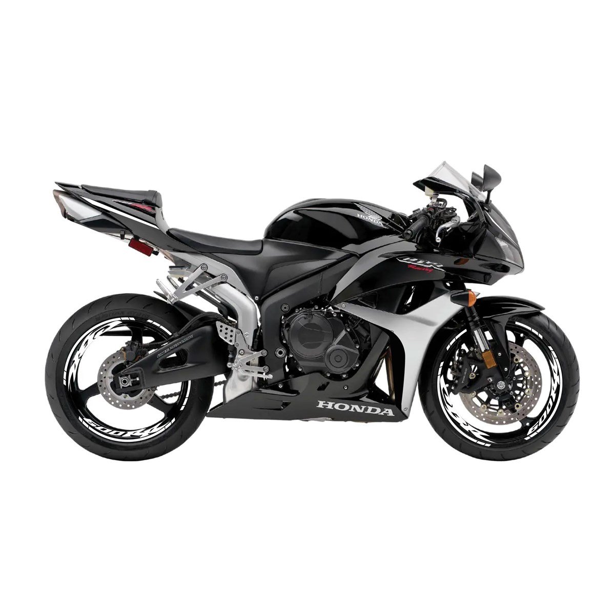 Honda CBR 600 RR İç Yazılı Motosiklet Jant Sticker Modeli