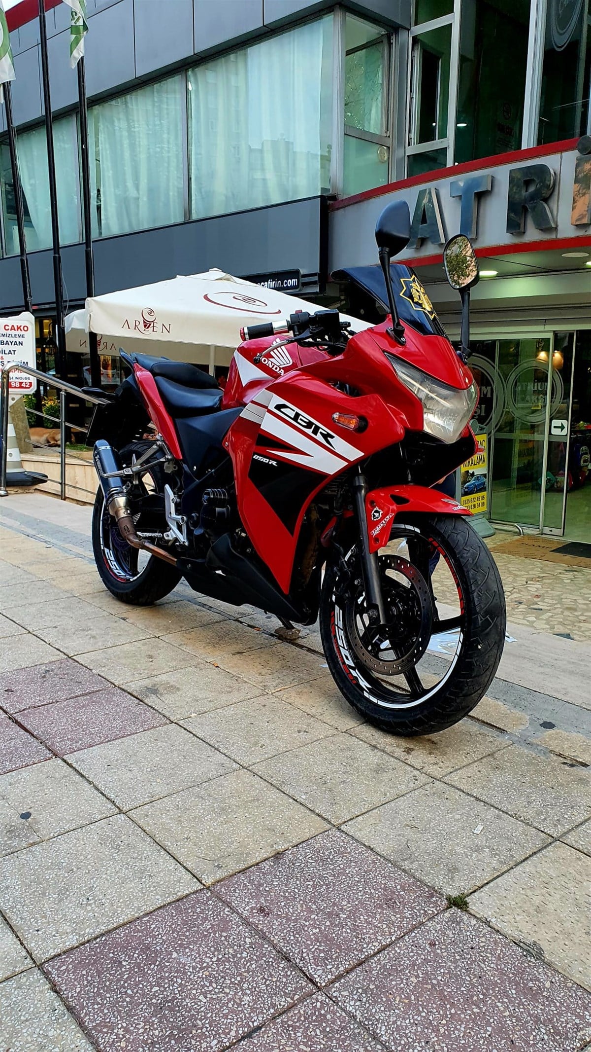 Honda CBR250 Sticker Etiket Modeli