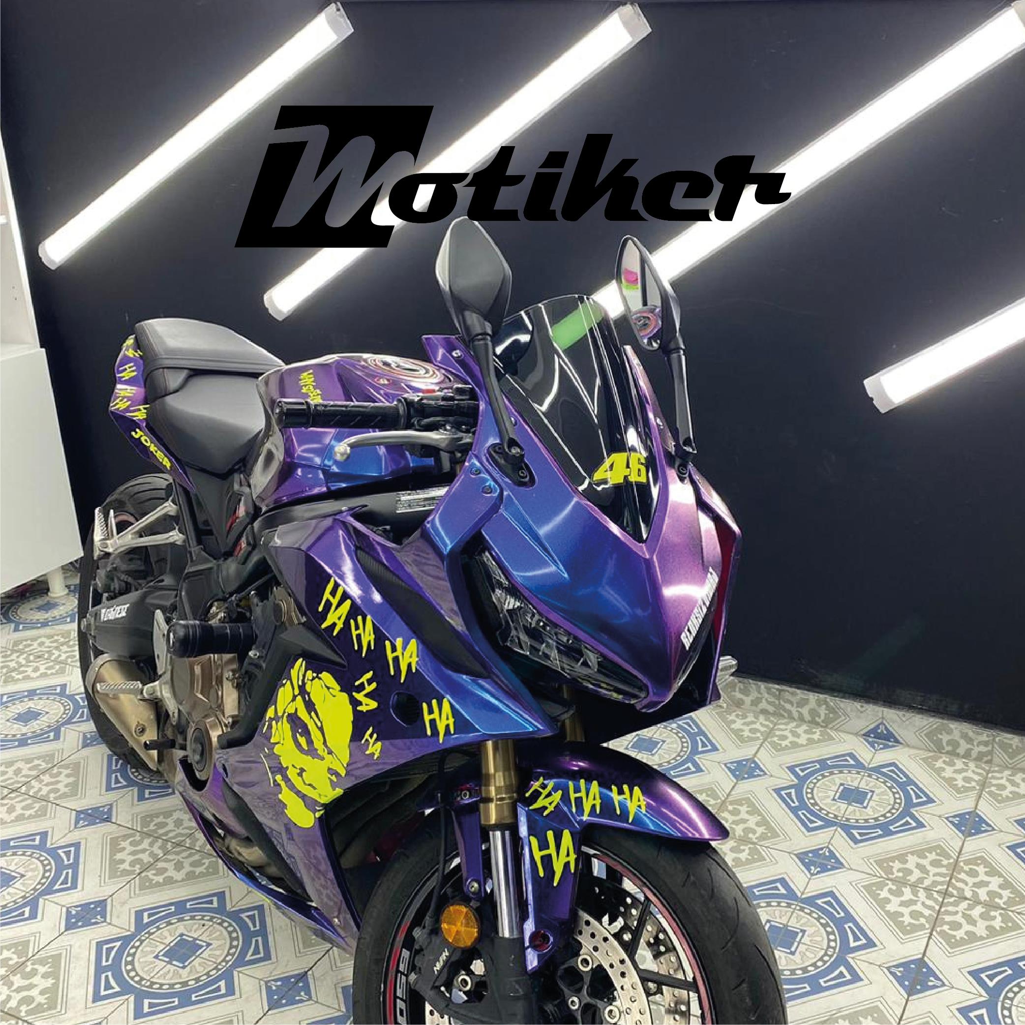 CBR650 RHonda CBR650R Hologram Mor Motosiklet Kaplaması 