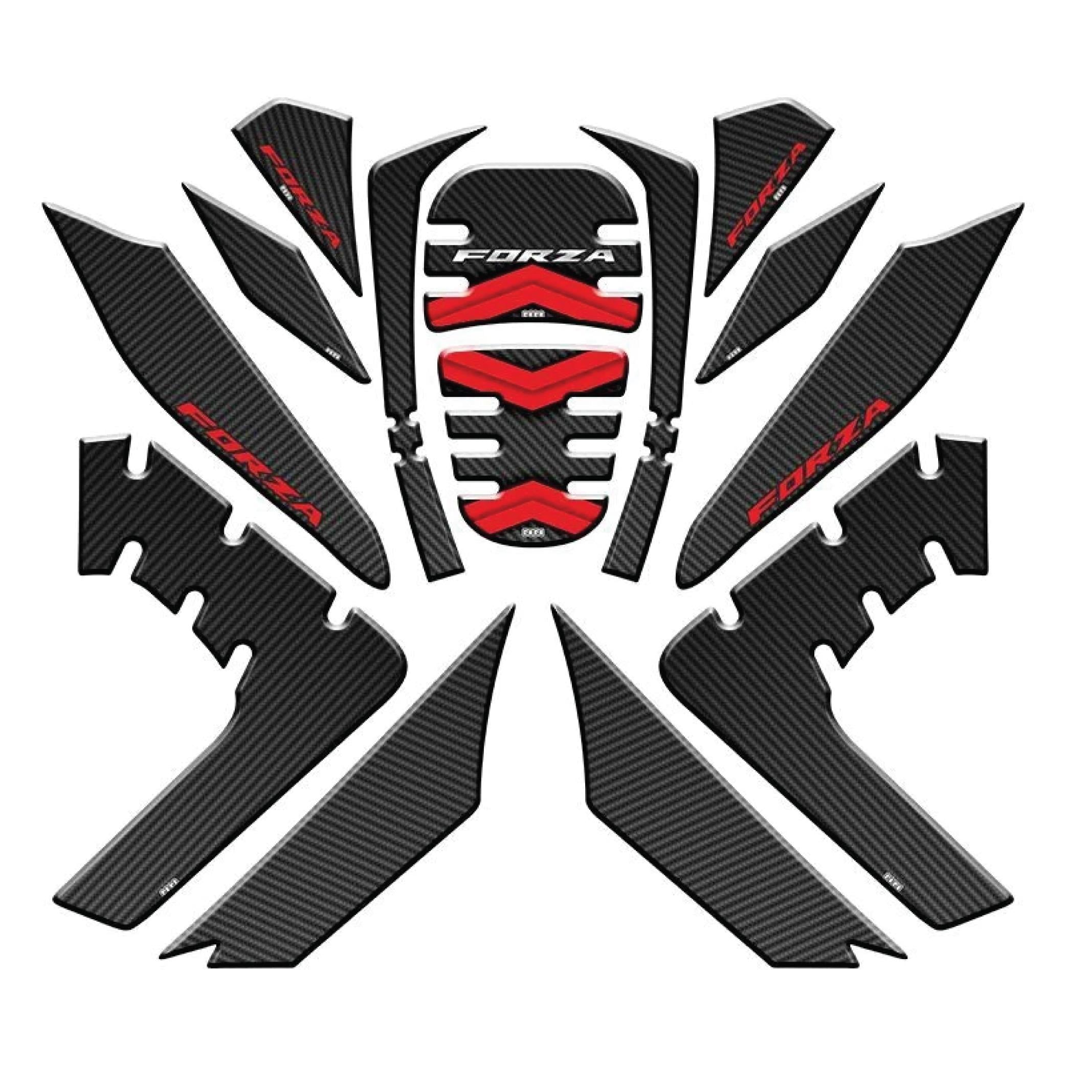 HONDA FORZA 2021 - 2022 UYUMLU TANK PAD SET 009