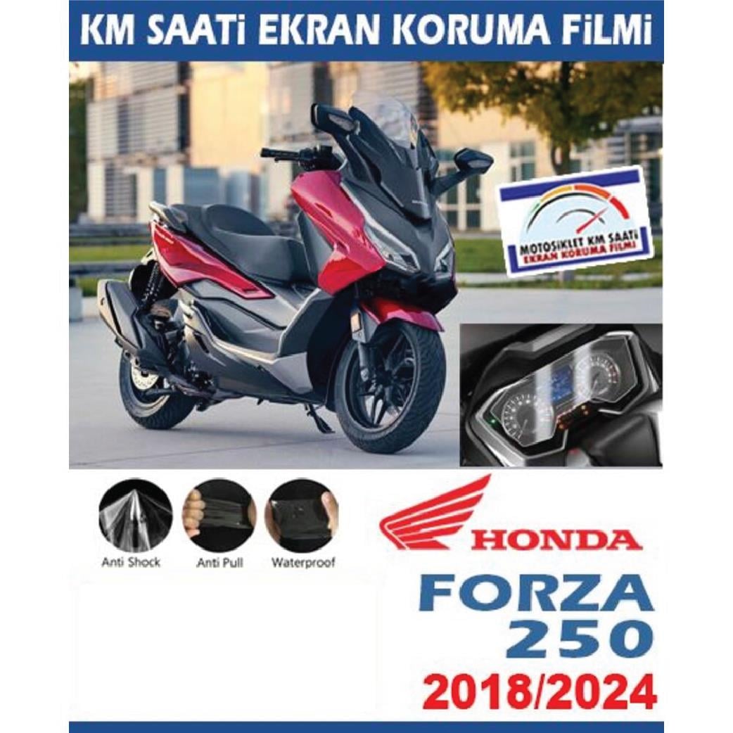 Ekran KorumasıHonda Forza 250 2018/2024 Motosiklet Ekran Km Koruyucu