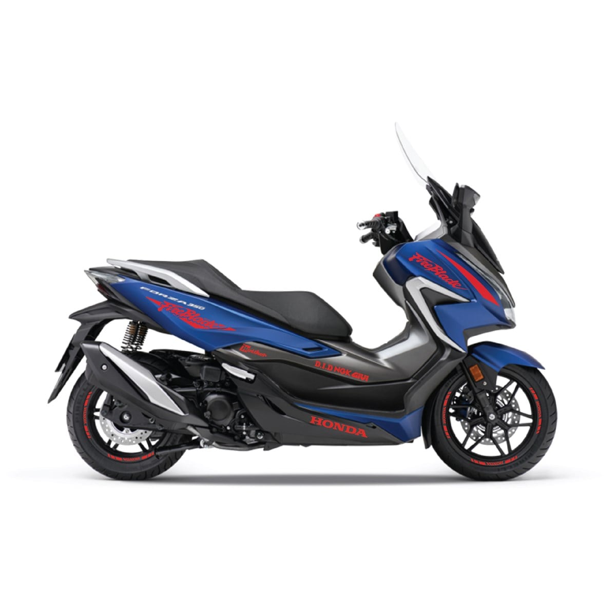 Honda Forza Kırmızı Takım Sticker Etiket Modeli