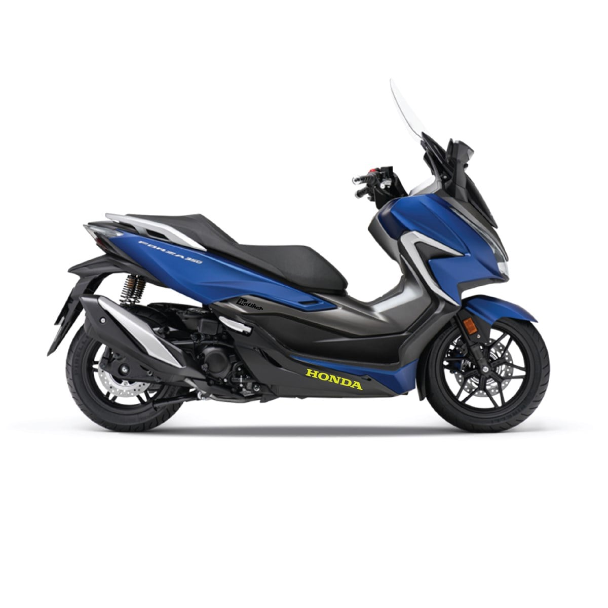 Honda Forza Neon Sarı Alt Sakal Sticker Etiket Modeli