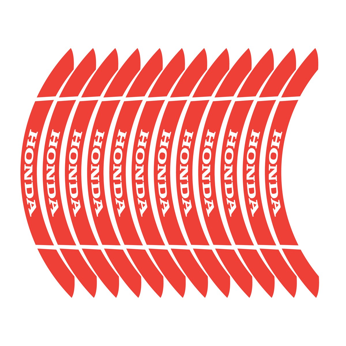 Honda İç Dış Jant Sticker