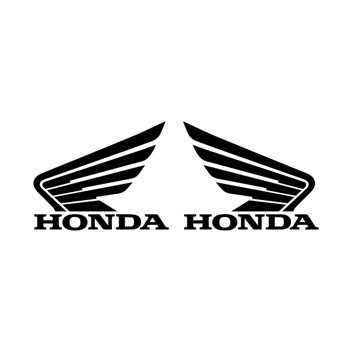 Honda Logolu Mini Sticker Etiket Modeli