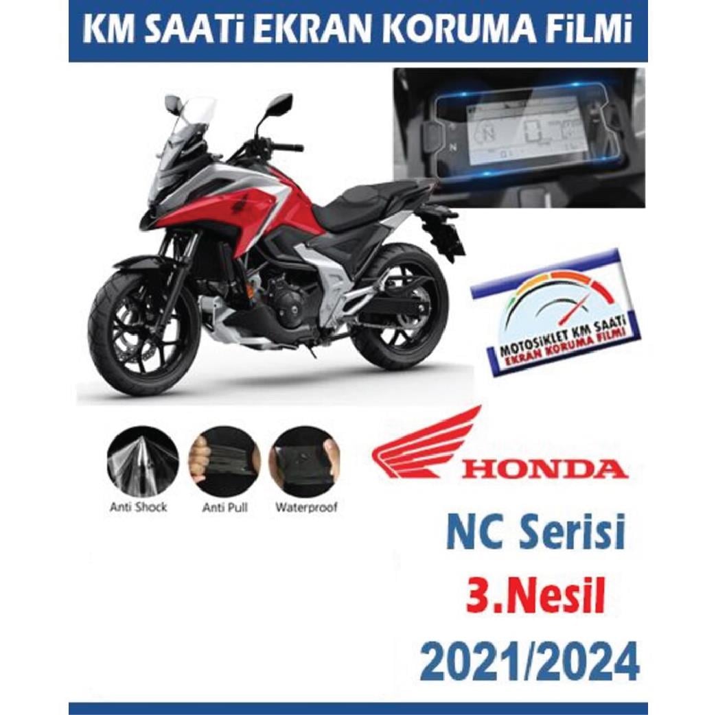 Ekran KorumasıHonda NC750 2021/2024 Motosiklet Ekran Km Koruyucu