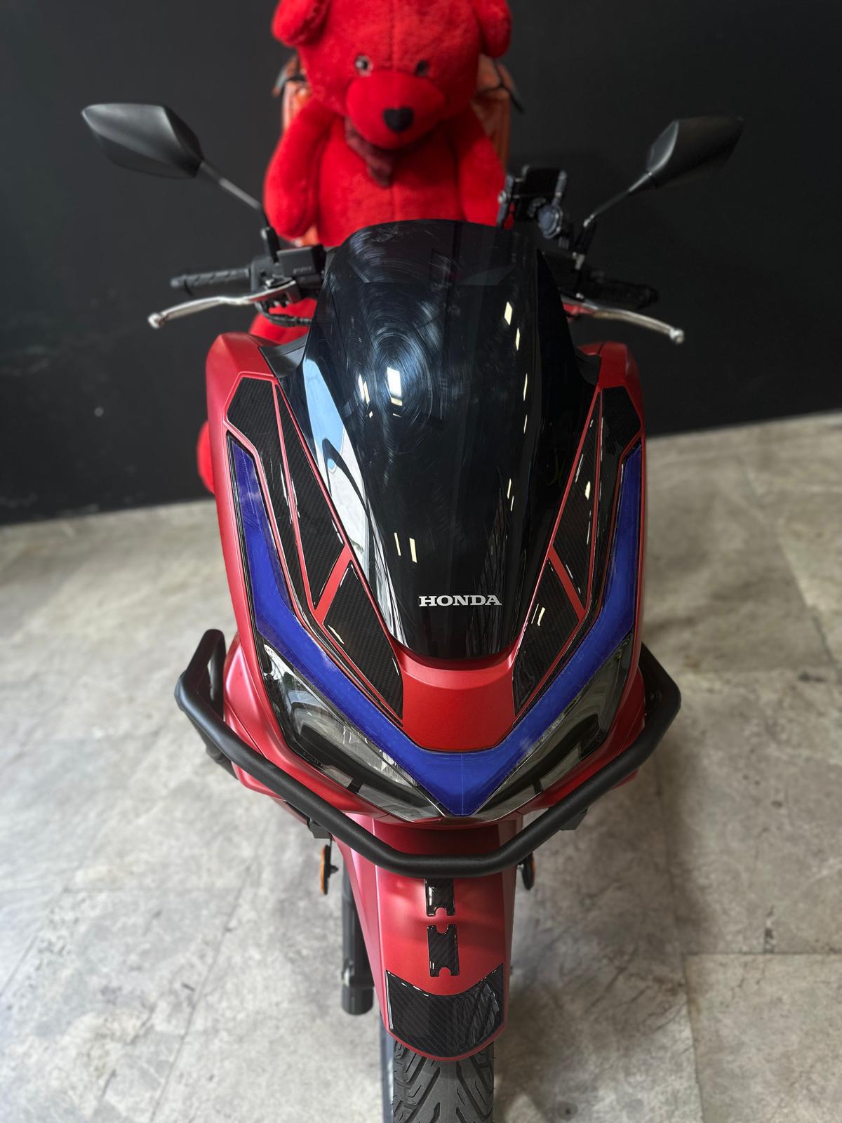 PCXHONDA PCX 2025 Motosiklet Far Sticker Etiket Modeli Mavi