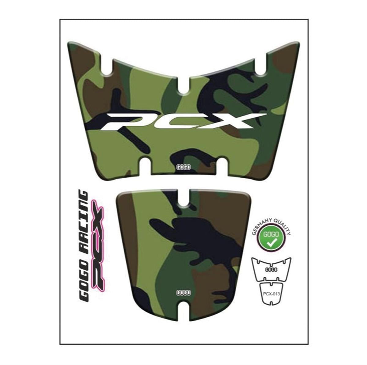 Honda PCX Kamuflaj Tank Pad Sticker Etiket Model 
