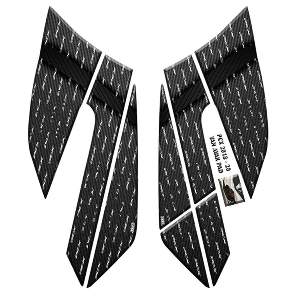 Honda PCX  Striped Yan Ayak Pad Sticker Etiket Model 