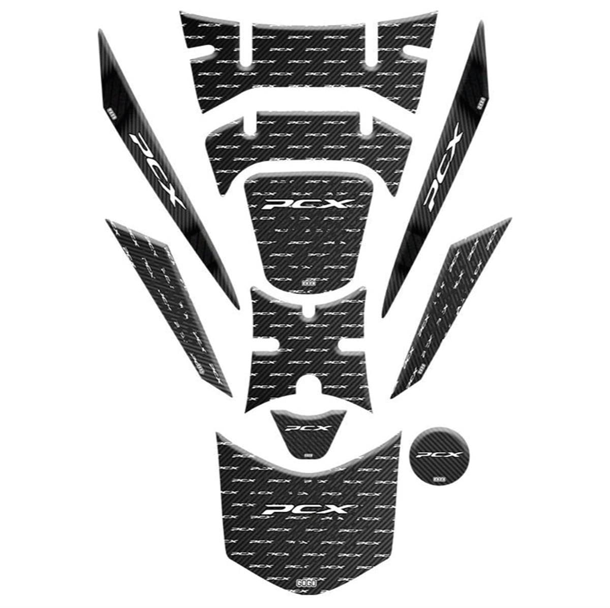 Honda PCX Tank Pad Set Sticker Etiket Model 