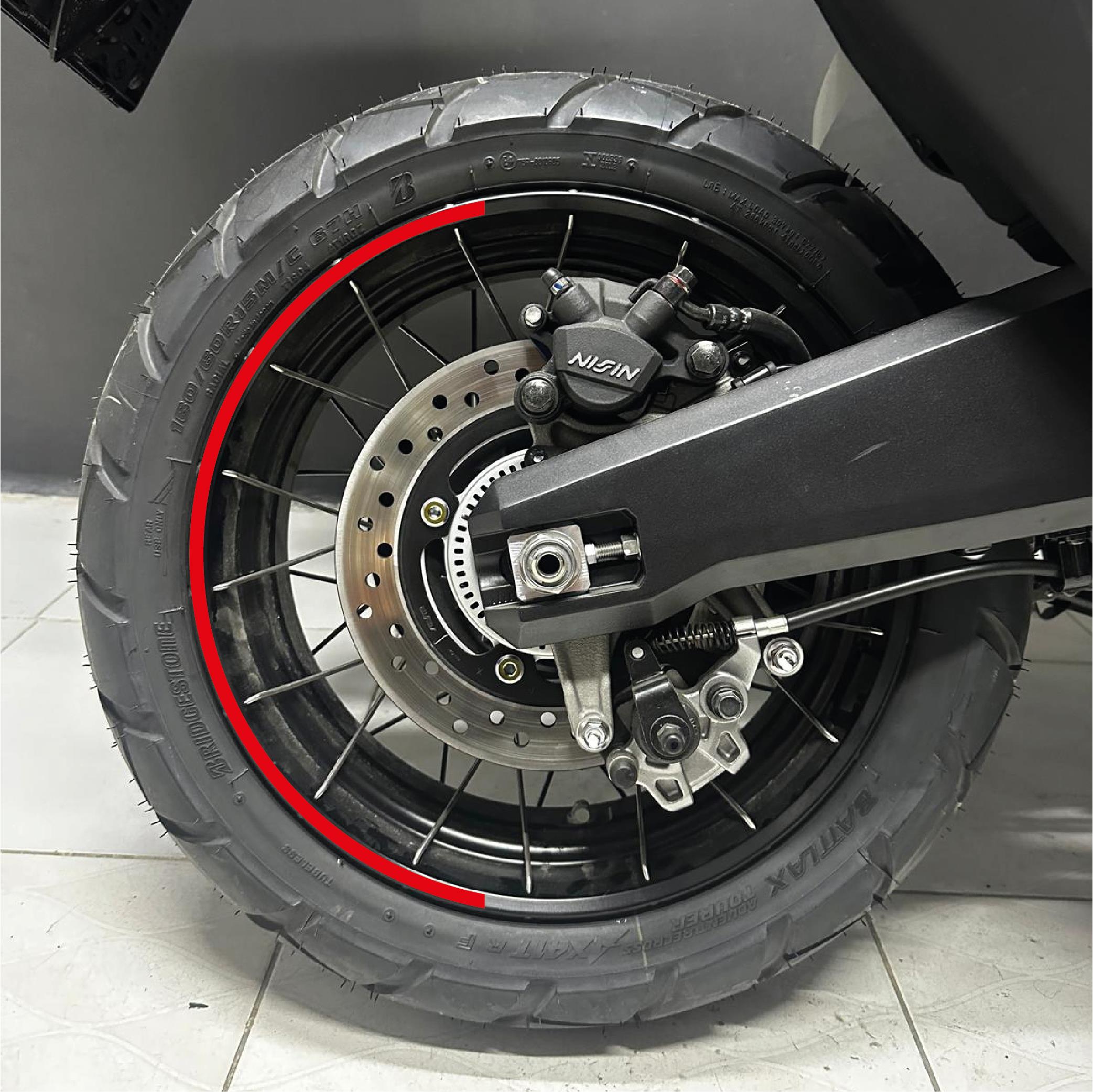 Honda X-ADV Yarım Jant Sticker Modeli - Kırmızı