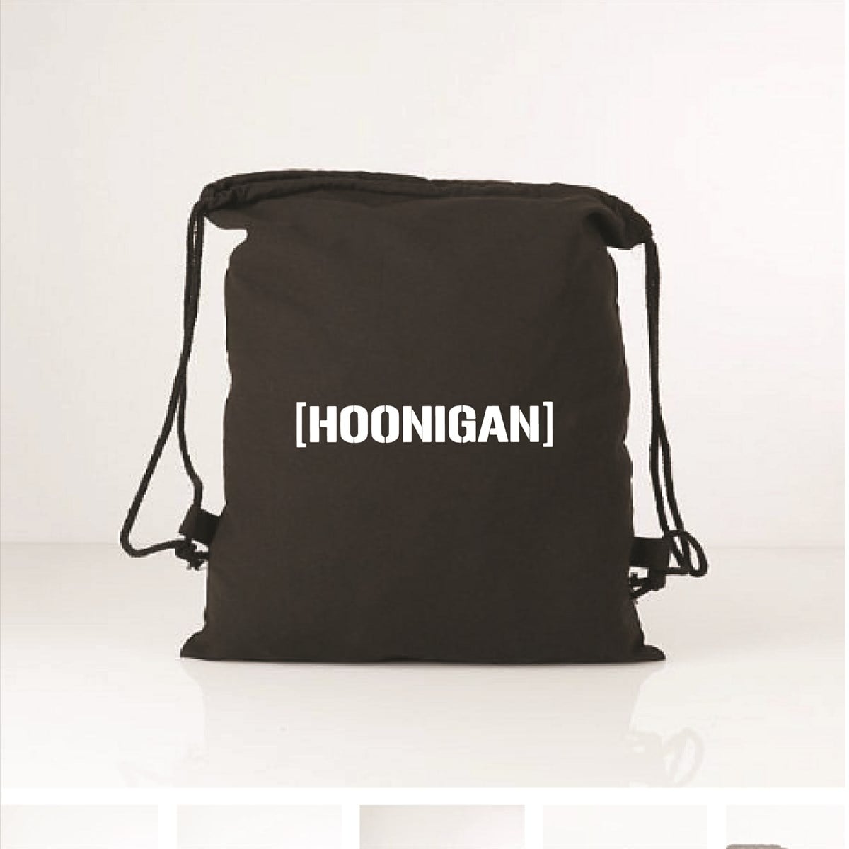 Hoonigan Logo Ve Yazı Baskılı Bez Çanta