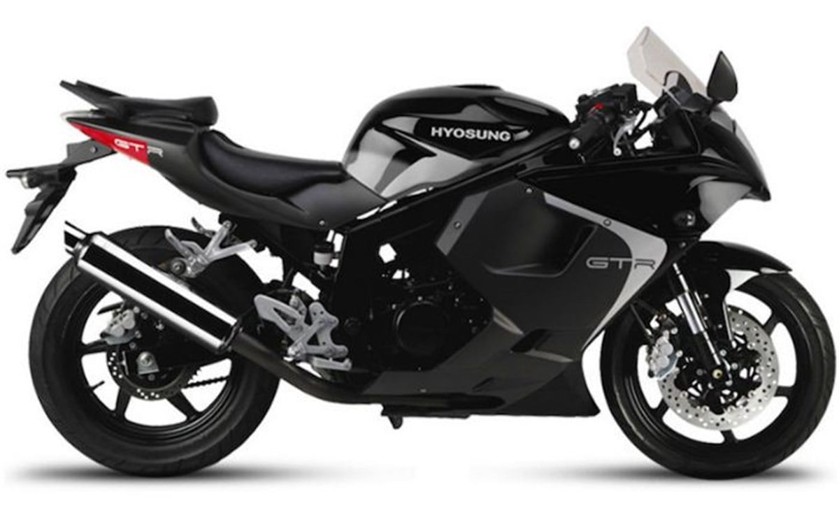 Hyosung GTR Orijinal Gri Sticker Etiket Modeli