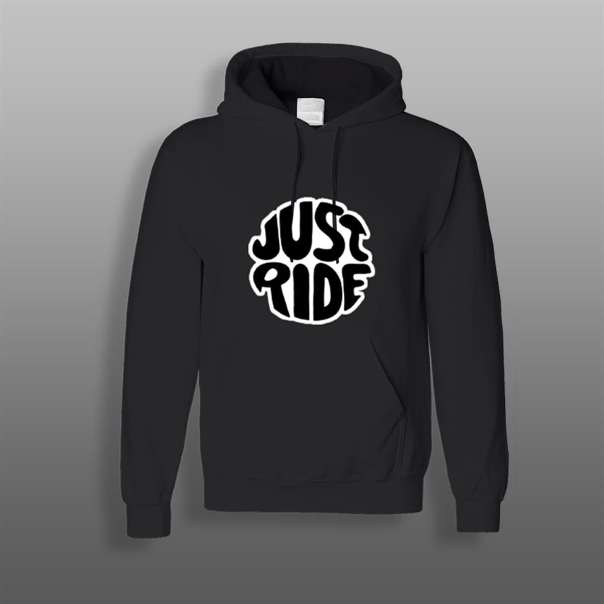 Just Ride Siyah Sweatshirt Modeli 