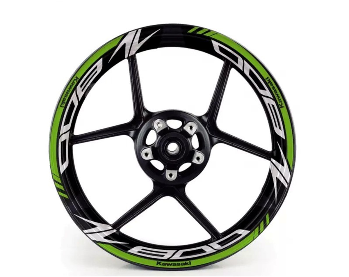 Kawasaki Z 800 İç Dış Jant Sticker Tasarım
