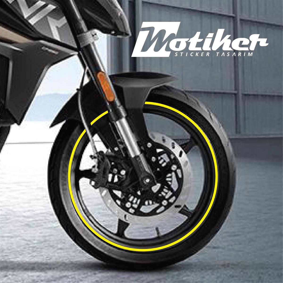 Kesiksiz Dış Motosiklet Jant Şerit 