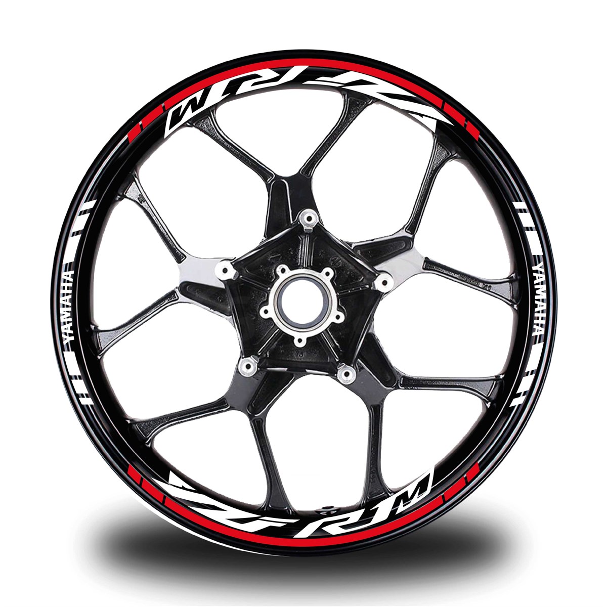 Kırmızı Yamaha R1M Takım Jant Sticker Etiket