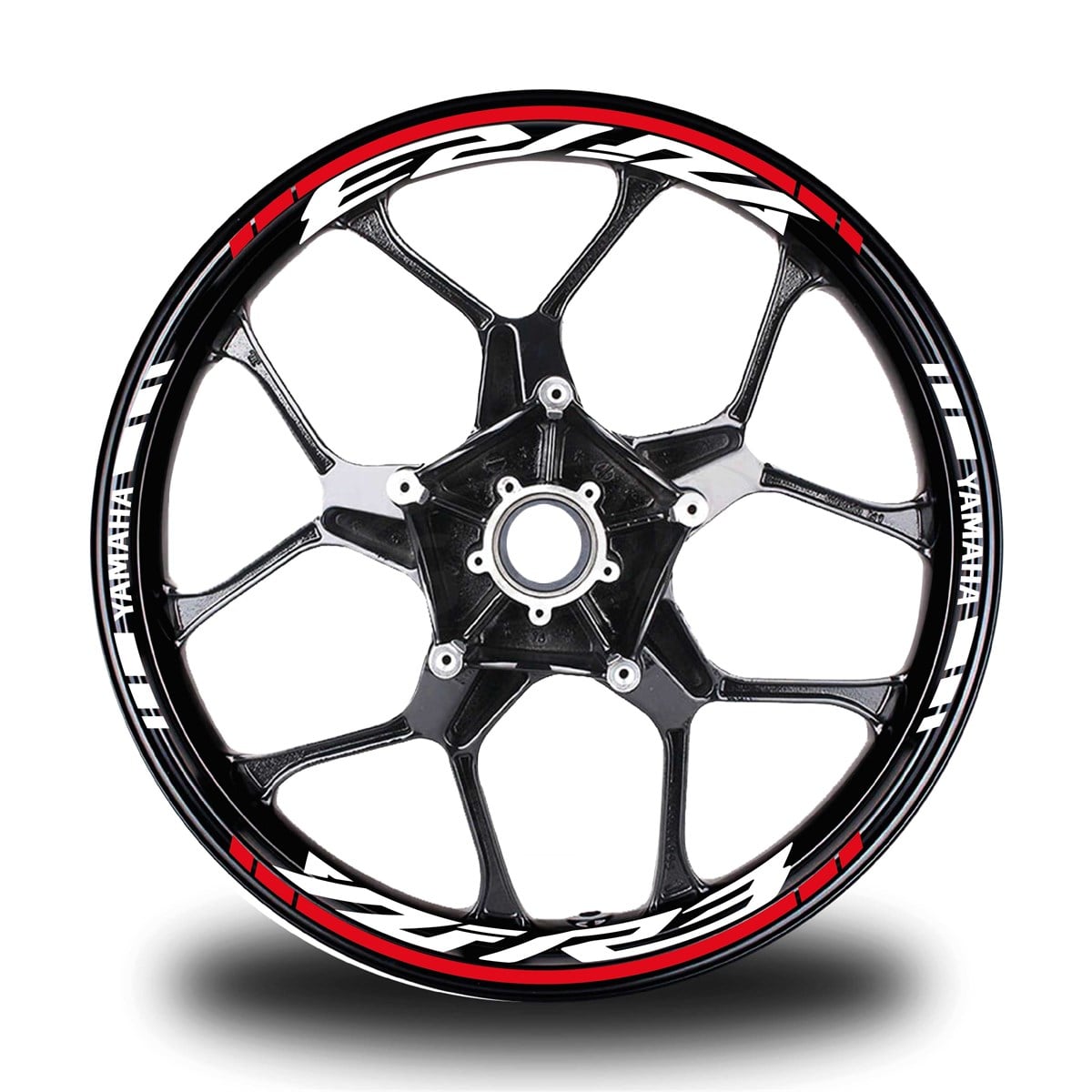 Kırmızı Yamaha YZF R3 Takım Jant Sticker Etiket