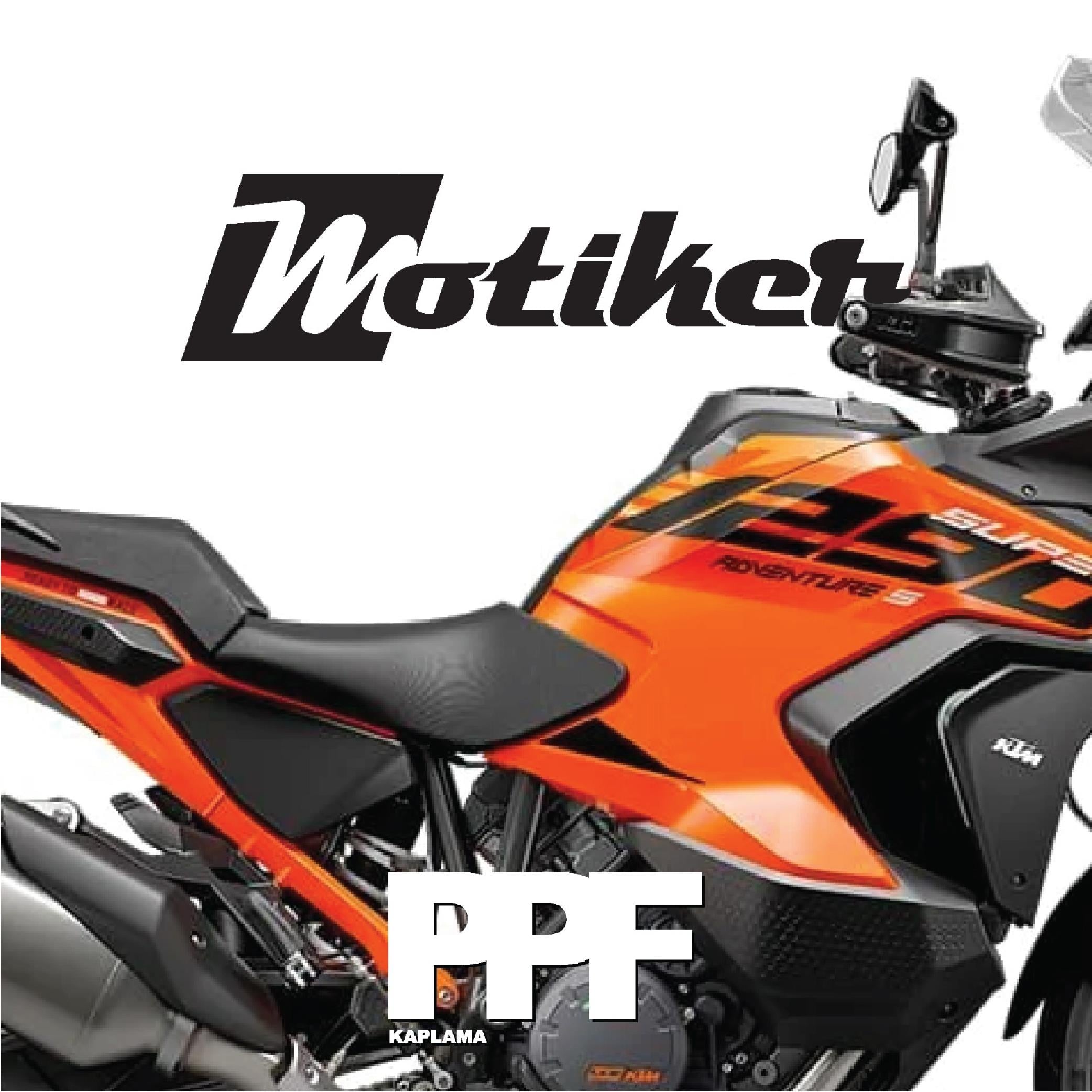 Seffaf Motosiklet KaplamasiKTM Motosiklet PPF Kaplama 