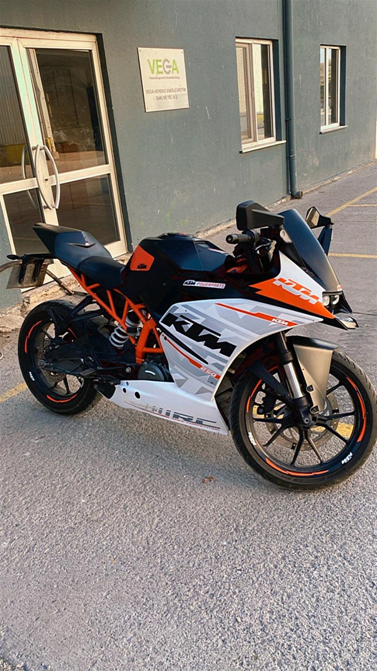 KTM RC Orjinal Sticker Tasarımı 390, 200 ve 250 cc
