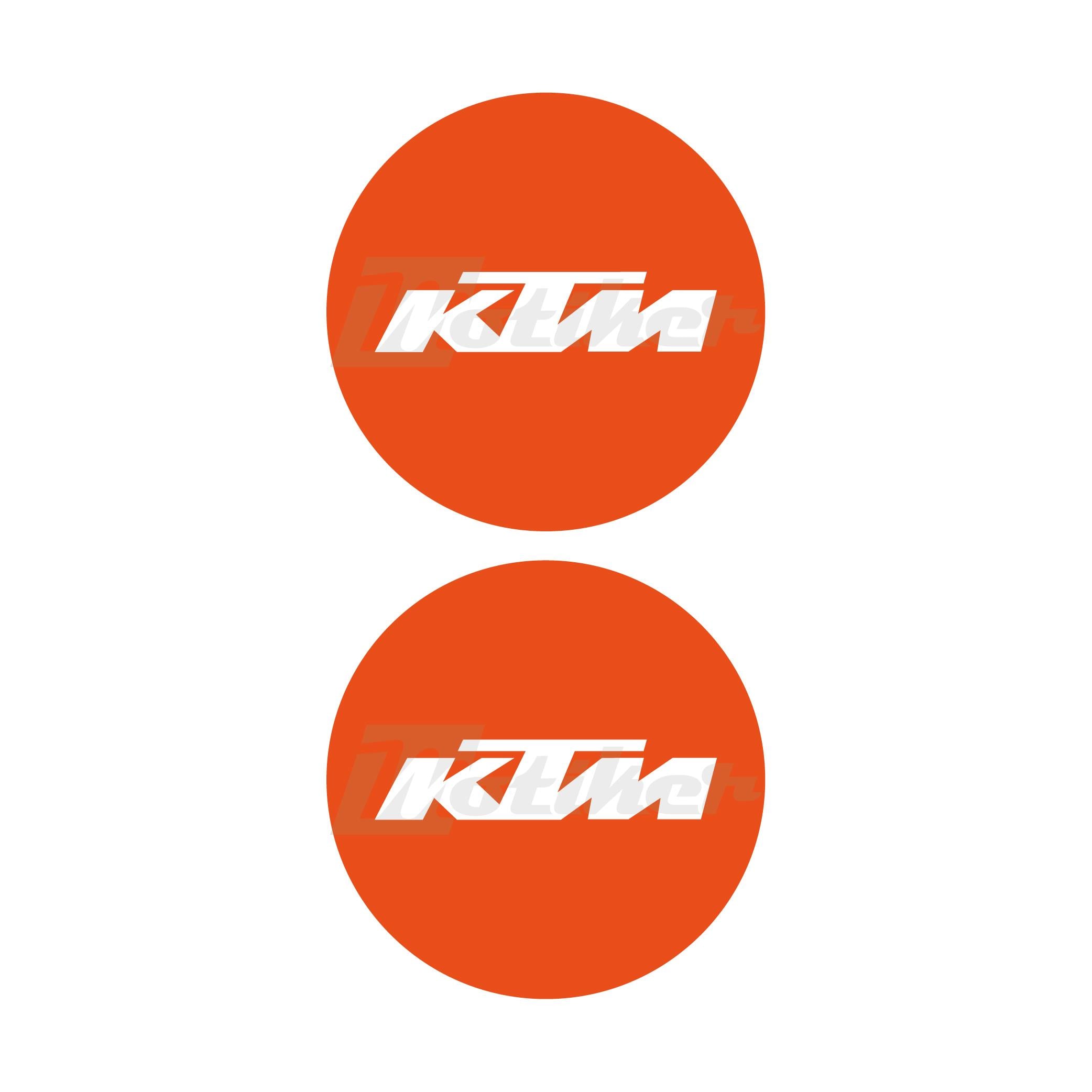 Takoz Damla StickerKTM Yazılı Koruma Takozu Motosiklet Damla Sticker Modeli Turuncu